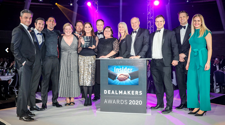HMT LLP recognised at Insider Dealmakers Awards 2020